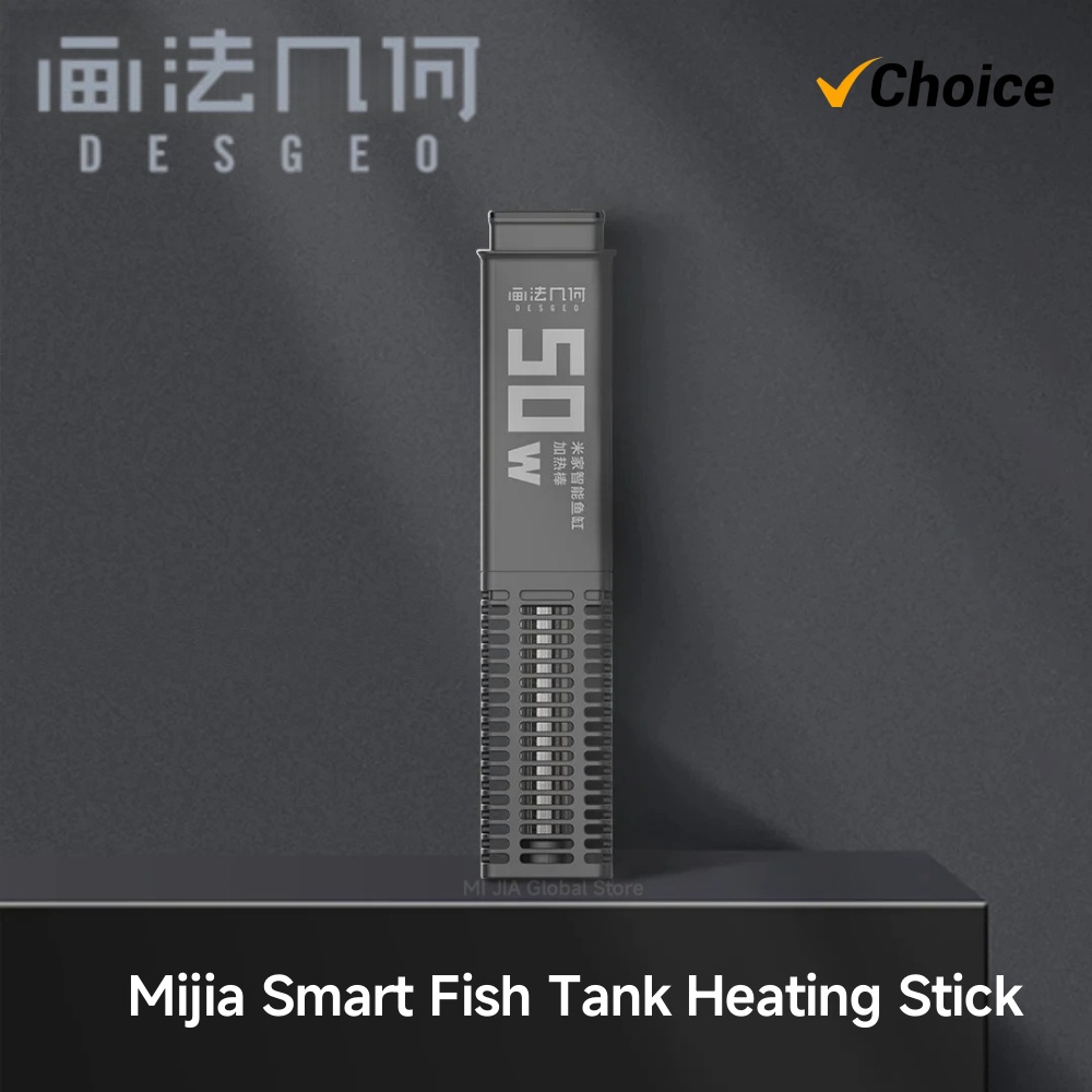 Xiaomi Aquarium Fish Tank - MIJIA DESGEO 50W スマート水槽用ヒーター - アプリで操作可能、インテリジェントな一定温度制御、魚槽用の精密な温度調節機能