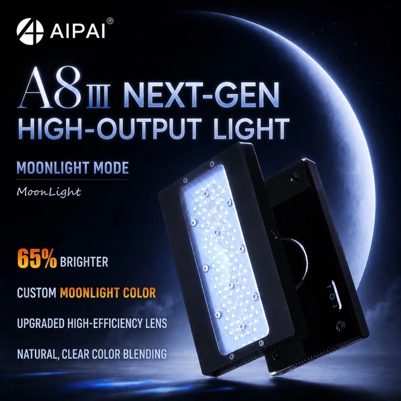 Aquarium Light - AIPAI A8 IIIシリーズ A8SE/A8 Pro フルスペクトル