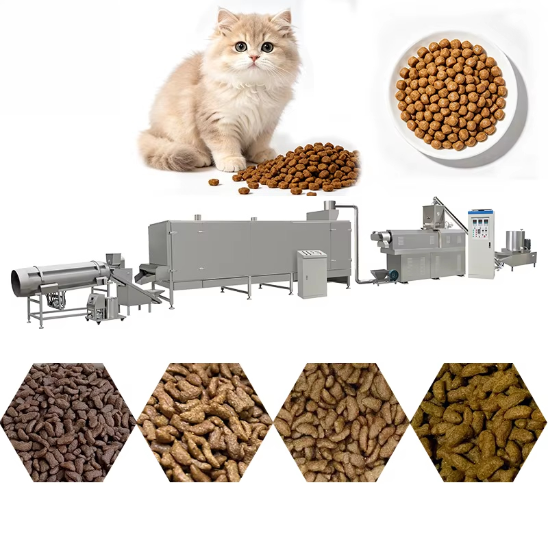 多機能ペット用飼料製造機（猫、犬、その他の動物用）。生産能力 - Fish Food のレビューと価格