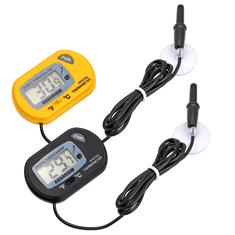 水槽温度計 LCD デジタル水槽温度計 水槽温度検出器 魚警 - Fish Tank Heater のレビューと価格