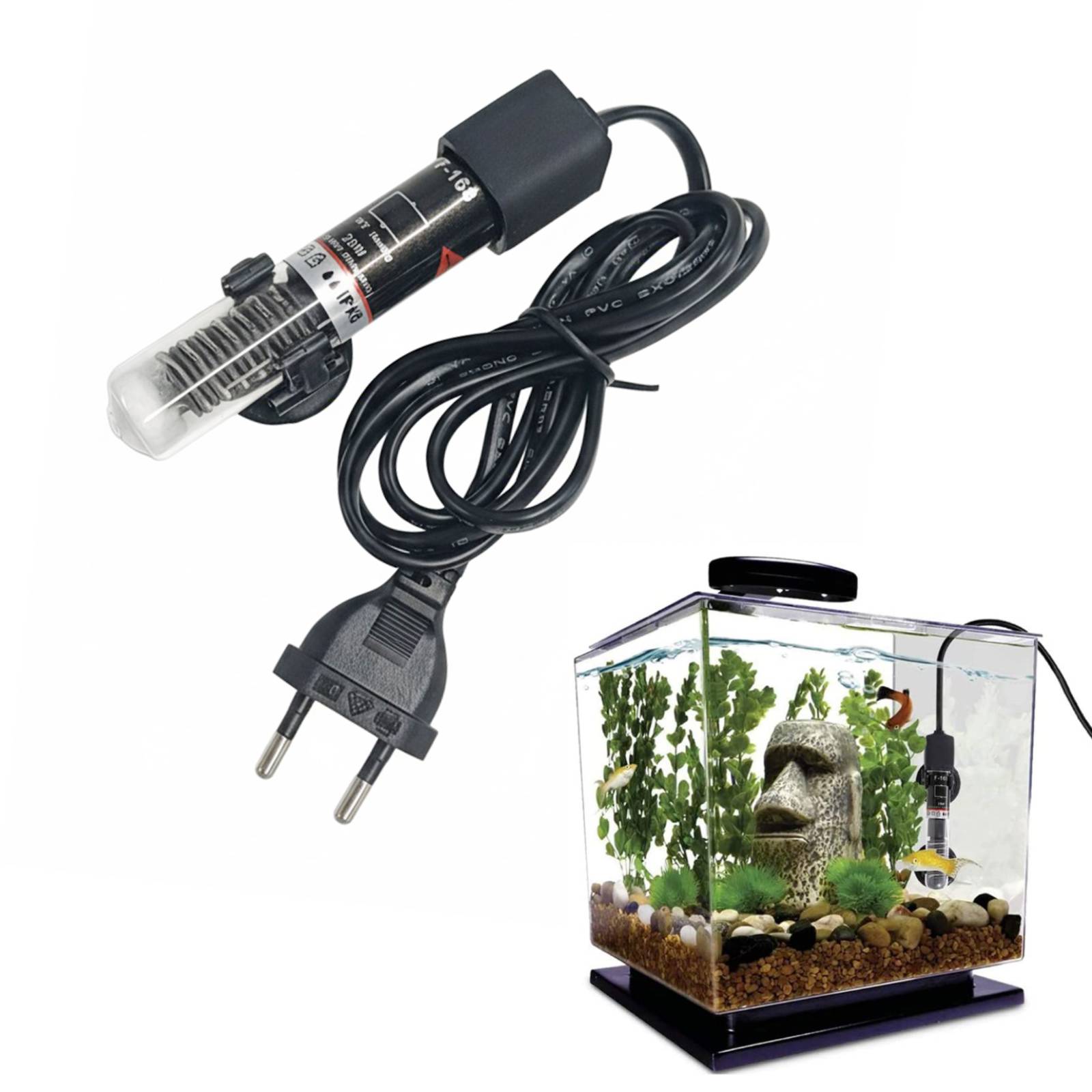 ミニ水族館ヒーター水中水槽水自動温度 26 度サーモスタット - Fish Tank Heater のレビューと価格