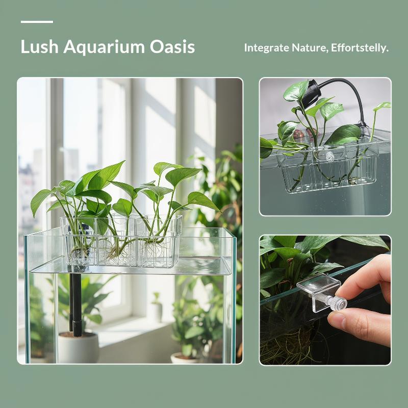 水耕栽培用植物バスケット 食品グレード 水生植物ホルダー 1 - Aquarium Decor のレビューと価格